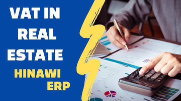 Value Added Taxes (VAT) in Real Estate Module in Hinawi Software - English