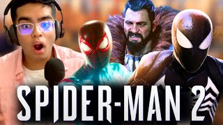 Marvel's SPIDER-MAN 2 GAMEPLAY REVEAL TRAILER REACTION!! Venom | Kraven The Hunter | Lizard