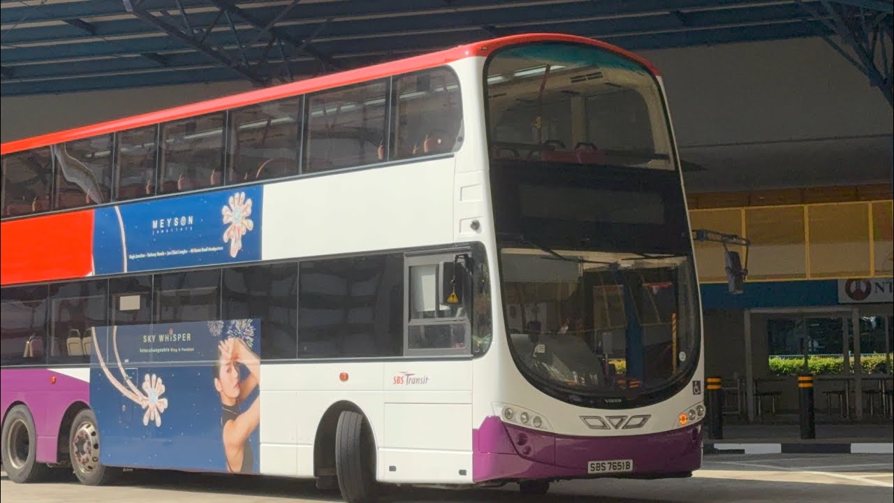 Volvo B9TL Batch 1 SBS7651B on 87 from Compassvale Int➡️Blk 327