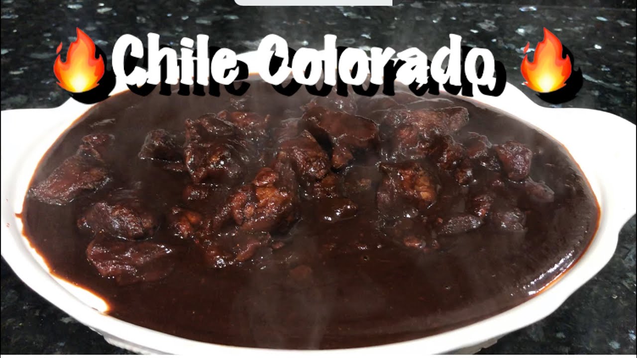 Chile Colorado Receta YouTube