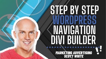 Wordpress Navigation Divi Theme Step By Step
