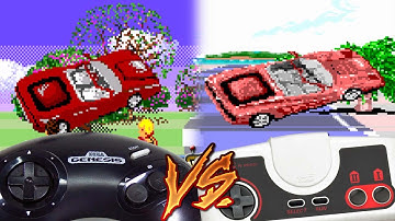 Sega Genesis Vs PC Engine - Out Run