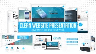 Clean Website Presentation 2 in 1 Template - After Effects Project