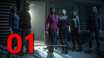 Until Dawn - Part 1 - The Scary Beginning (Walkthrough / Let