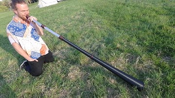 Didge Syndrome Playing a NEWLY Designed - State Of The Art ( SOTA ) Slide Didgeridoo  instrument