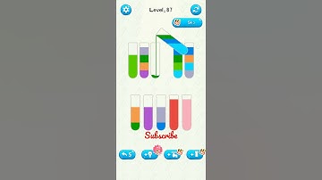 water sort puzzle game level 87 Numpuz #funnygaming #shorts #water #sort #puzzle #color #androidgame