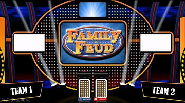 FAMILY FEUD Game in PowerPoint | Editable Template