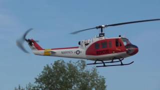 T-rex 450 clone fuselage (huey uh-1) reproduction RESCUE marines