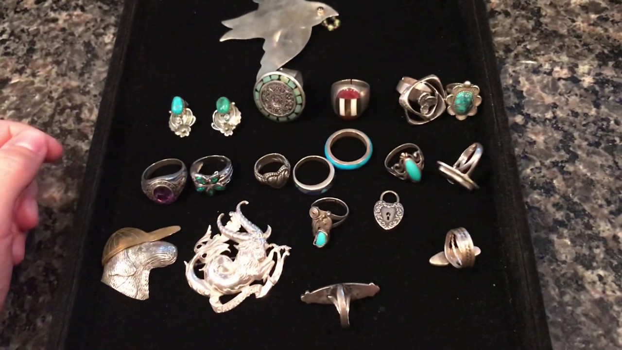 Estate Sale Finds 81 Sterling Silver Jewelry Native American