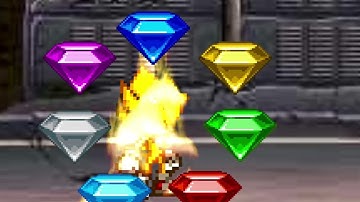 Super sonic uses the power of the master emeralds to transform into hyper sonic! | Sprite animation 