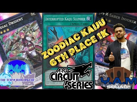6TH PLACE ARG ATLANTIC CITY 1K ZOODIAC KAIJU | YUGIOH DECK PROFILE 2017 | Alexx Miller