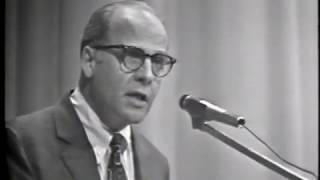 Gaylord Nelson speaking before the first Earth Day