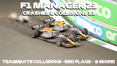 F1 Manager 23 Crashes & Collisions | Season 1