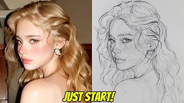 Draw Stunning Portraits Using the Loomis Method – One Pencil Only