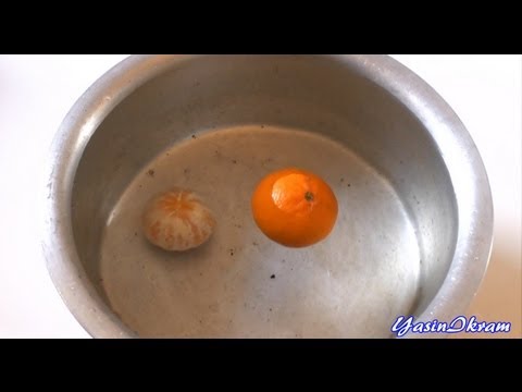Why Does An Orange Float In Water But Sink If Peeled