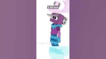 2.5d Test - Dandy’s World #dandysworld #boxten #roblox #fyp #animation #trending #trend #shorts