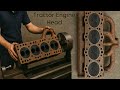 Rusted Head of Tractor Engine recovery Process
