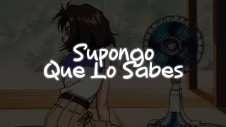 Ha*Ash - Supongo que lo sabes (Letra)