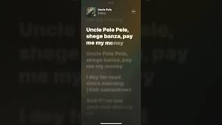 Download Lagu Uncle Pele By Dxtiny #lyrics #music #musiclyrics #trending #unlcepele #fyp MP3 Download Lagu Uncle Pele By Dxtiny #lyrics #music #musiclyrics #trending #unlcepele #fyp MP3