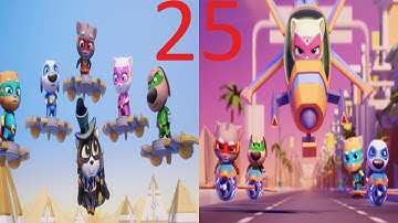 Talking Tom Hero Dash --Gameplay Walkthrough Part 25 -(Android-İOS) 4K