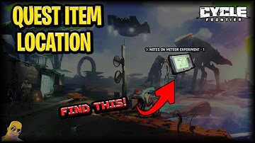 Project Fireball Part 3 - Notes on Meteor Experiment Location - The Cycle Frontier