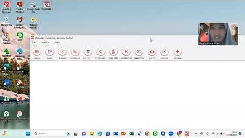 Tutorial mengunduh data gen di NCBI dan membuat pohon filogenik menggunakan aplikasi Mega 11