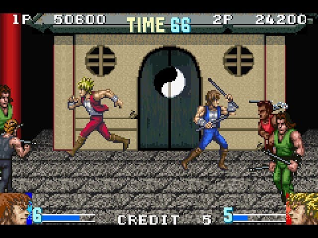 Double Dragon Advance GBA 2 player 60fps - YouTube