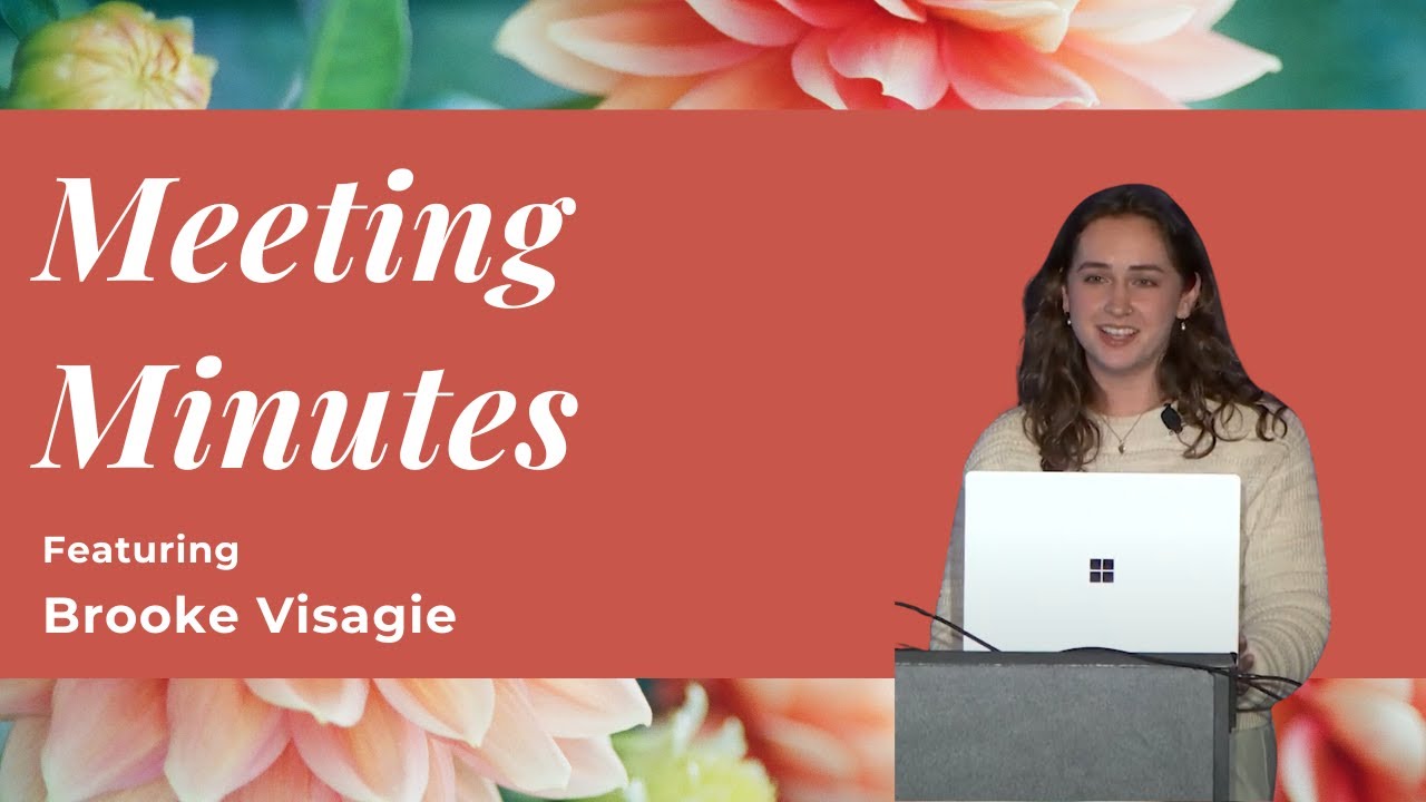 Meeting Minutes - Brooke Visagie | 2024 Summit Session - YouTube