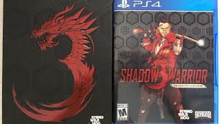 I finally got my Shadow Warrior 3 Definitive Edition PS4 physical from Special Reserve Games!