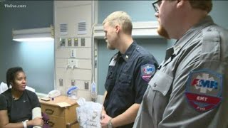 Mother of six reunited with paramedics who saved her life after head-on crash