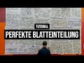 Perfekte blatteinteilung beim livezeichnen  graphic recording tutorial 33