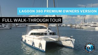 2008 Lagoon 380 Premium  3 Cabin Owners Version  Full Drone and WalkThrough Tour