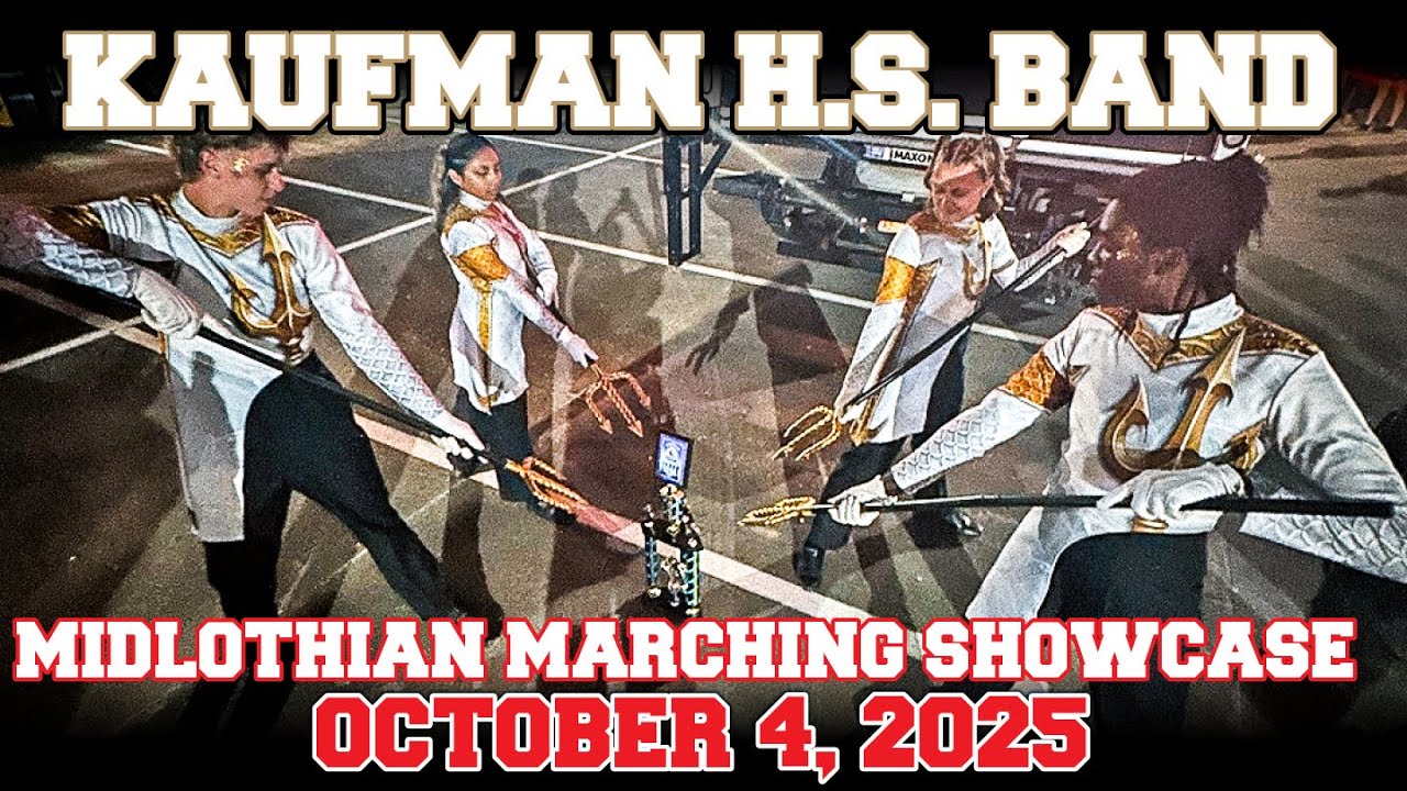 KHS Marching Band Shines at the Midlothian Marching Showcase 2025!