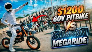 I Took The CHEAPEST 60v Pitbike To SURRON MEGARIDE! (Qronge X1 Spark)