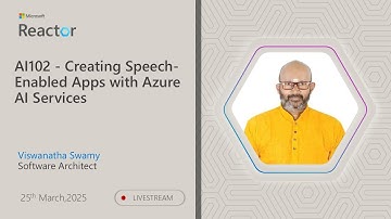 AI102 - Creating Speech-Enabled Apps with Azure AI Services