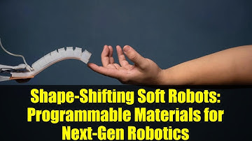 Shape-Shifting Soft Robots: Programmable Materials for Next-Gen Robotics