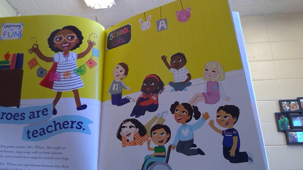 Superheroes are everywhere book - YouTube
