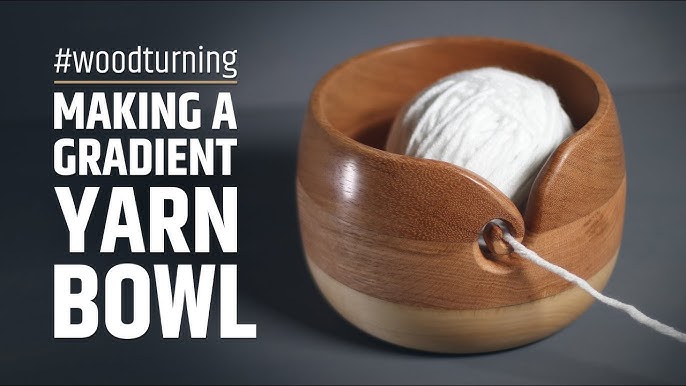 DIY Wooden Yarn Bowl Tutorial - Super Mom - No Cape!