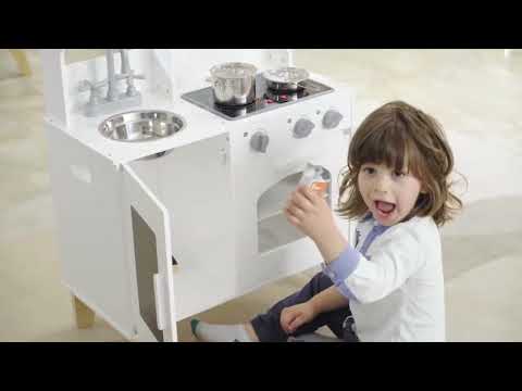 Little Chef's Kitchen with Light and Sound - Classic White