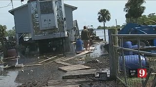 Video: 9 days after Irma, residents near Seminole lakes deal with flooding, rising water