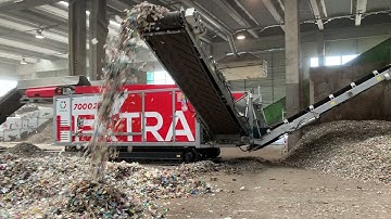 RDF (Refused Derived Fuel) screening with Hextra mobile screen