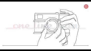One Line Drawings: Hands and Gestures. Continuous line vector art animated as self-drawing line.