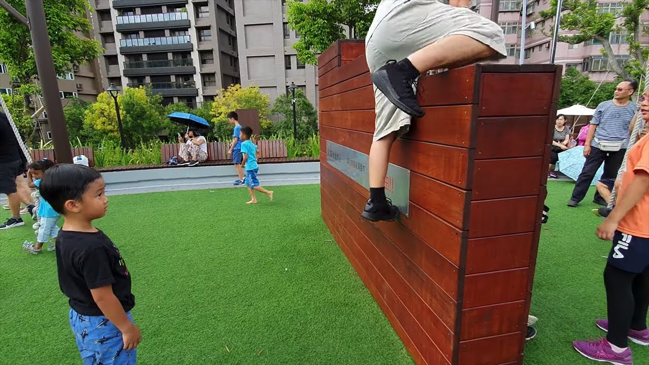 彷彿當兵成功領..挑戰極限遊戲場｜大有梯田公園