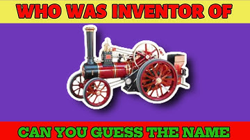 ONLY GENIUS CAN GUESS THE INVENTOR🧠✨| 99% FAIL This Quiz| @RiddloVerse1