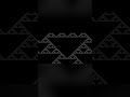 Генерирование фрактала: Rule 90. rule90 alarm #art #animation #speedpaint #relaxing #relax #drawing