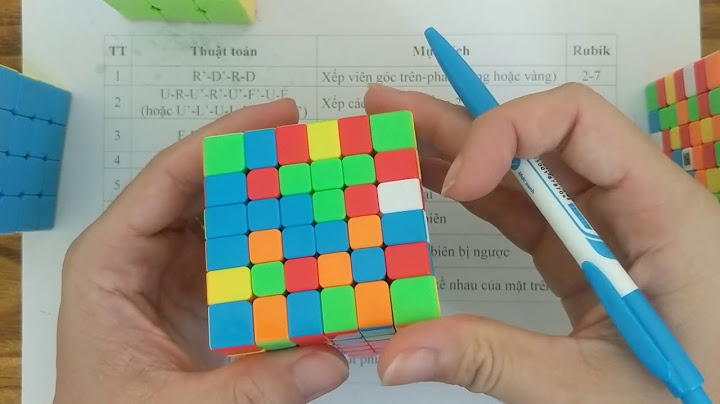 Hướng dẫn cách xoay rubik 6x6x6