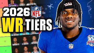 UPDATED Top 40 Wide Receiver Rankings for 2026 Fantasy Football!