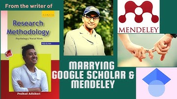 Import citation from Google Scholar directly into Mendeley Desktop