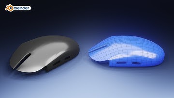 Create Computer Mouse Body 3D || Hard Surface Design || Subdivision  || Product Modelling in blender