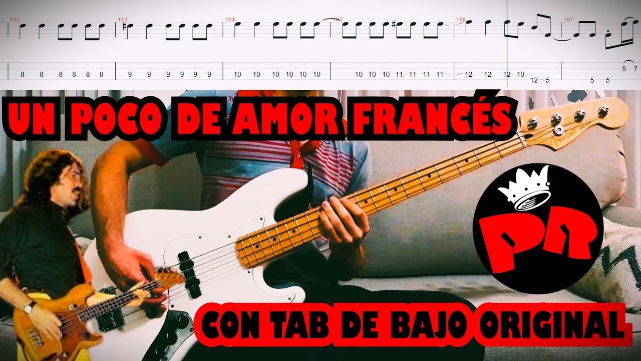 Un Poco De Amor Francés - Cover de Bajo + TAB Original | Los Redondos